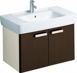 Тумба под раковину Keramag Renova Plan подвесная 78х44.5х46.3 венге глянец 879083