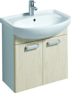 Тумба под раковину Keramag KERAMAG Renova Plan подвесная 60х31х29 светлый дуб 880066