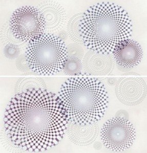 Ape ARMONIA DEC SET (2) SENSAZIONE MALVA декор2 плитка настенная 236264