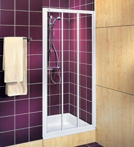 Душові двері в нішу Kolo AKORD скляна розсувна 120х185 RDRS12222000