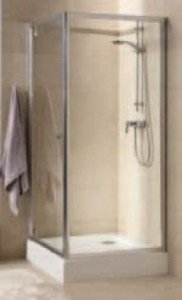 Kolo FIRST боковая стенка 90 см  закаленное стекло  серебряный блеск ZSKX90222003