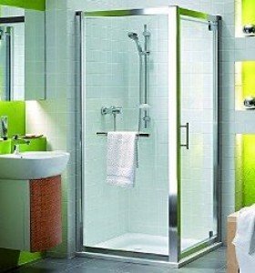 Душевая дверь в нишу Kolo GEO 6 Pivot стеклянная распашная 80х190 GDRP80R22003