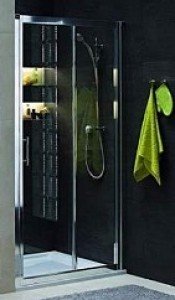 Душові двері в нішу Kolo GEO 6 скляна розсувна 120х190 GDRS12205003