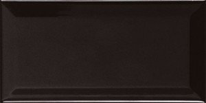 APE Metro BISELADO NEGRO BRILLO Плитка настінна 179414