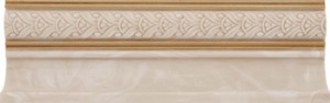 Mapisa Плитка CORNISA LOUVRE GOLD фриз 242842