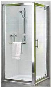 Kolo GEO 6 боковая стенка 80 см  закаленное стекло PRISMATIC  серебряный блеск GSKS80205003