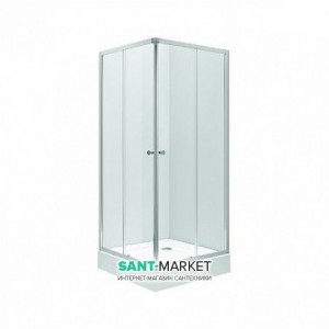Душова кабіна Kolo FIRST 80х80х190 середній піддон ZKDK80214003Z1