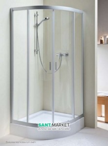 Душова кабіна Kolo Fresh Soft 80x80х185 без піддону DKPG80222000
