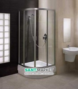 Душова кабіна Kolo Fresh Soft 90x90х185 без піддону DKPG90222001