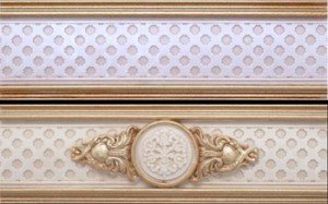 Mapisa Плитка CE LOUVRE MIX GOLD фриз2 242833