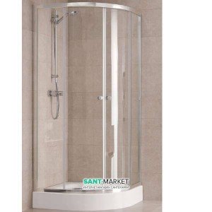 Душова кабіна Kolo FIRST 80x80х190 середній піддон ZKPG80214003Z1