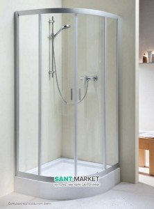 Душова кабіна Kolo Fresh Soft 80x80х185 без піддону DKPG80222001