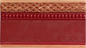 Mapisa Плитка ZOCALO STARIY ARBAT RED фриз 210371