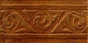 Zeus Ceramica Плитка Cotto Classico LHX22 FASCIA ROSSO фриз