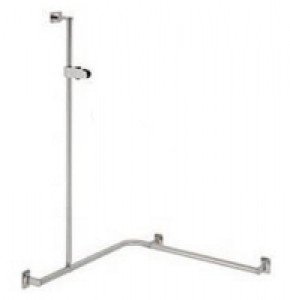 Kolo LEHNEN EVOLUTION поручень с держателем для душа  левый 762 x 762 x 1100 мм L30231271