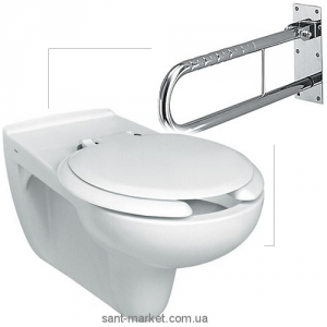 Унитаз подвесной Kolo коллекция Nova Top + Поручни 69206 для инвалидов