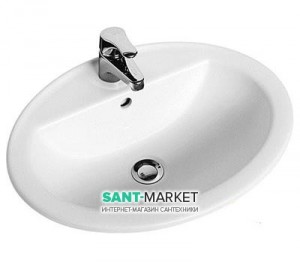 Раковина для ванной встраиваемая KOLO коллекция Primo белая K81656000