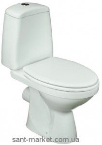 Унитаз напольный компакт Kolo коллекция Solo S7921800U + Сиденье в комплекте