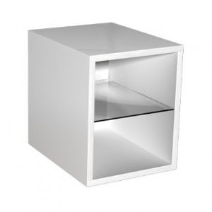 Kolo DOMINO корпус к шкафчику универ-му с дверцей  правому  левому 30x 37x42 см  бел.гл. 89253000