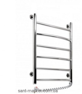 Електричний полотенцесушитель Laris Мікс П6 Е 480x700х30 драбинка хром 73207009