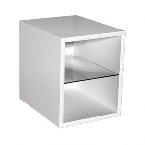 Kolo DOMINO корпус к шкафчику универ-му с дверцей  правому  левому 30x 37x42 см  бел.гл. 89253000