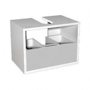 Kolo DOMINO корпус до шафки універсального з висувним ящиком 50x37x37 см білий глянець 89328000