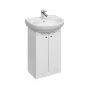 Раковина для ванной на тумбу + тумба KOLO коллекция Solo белая 79002000