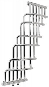 Водяний полотенцесушитель Laris колекція Ніагара П дизайнерський 795х930х127 хром 71207143