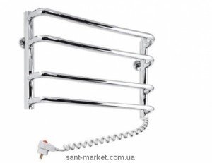 Електричний полотенцесушитель Laris Стандарт П4 Е 480x500х30 драбинка хром 73207019