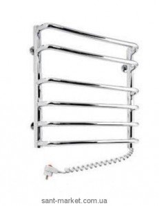 Електричний полотенцесушитель Laris Стандарт П6 Е 480x600х30 драбинка хром 73207021