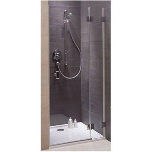 Душові двері в нішу Kolo NIVEN скляна орні 90х195 FDRF90222003L