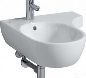 Раковина для ванной подвесная Keramag коллекция 4U белая 123450