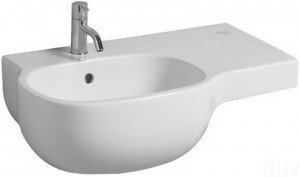 Раковина для ванної підвісна Keramag колекція 500 by Antonio Citterio біла 123170