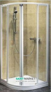 Душова кабіна Kolo Atol Plus 90x90х185 без піддону EKPG90202000