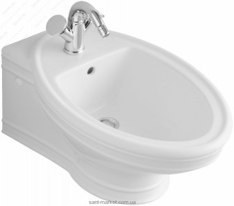 Биде подвесное Villeroy&Boch коллекция Amadea 65х39х41 с переливом 7E86B1R2