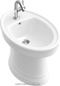 Біде підлогове Villeroy & Boch колекція Amadea 65х39х39 з переливом 7485A1R3