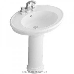 Раковина для ванної на п'єдестал Villeroy & Boch колекція Amadea біла 718575R2