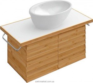 Тумба под раковину Villeroy&Boch Aveo подвесная 137х56х40 орех 985602BJ