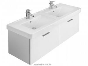 Тумба под две раковины Villeroy&Boch Central Line подвесная 125х45х43 белый A288E1DH