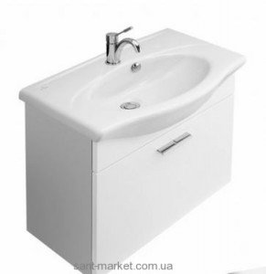 Тумба під дві раковини Villeroy & Boch Central Line підвісна 75х40х65 білий A282E1DH