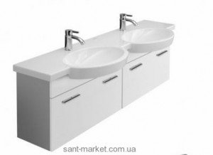 Тумба под две раковины Villeroy&Boch Central Line подвесная 150х31х49.2 белый A287E2DH