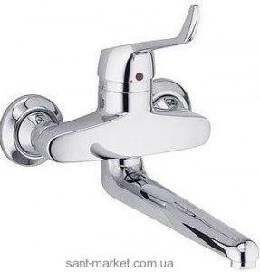 Змішувач для раковини одноважеля настінний Kludi колекція Medi Mix хром 331160564