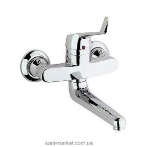Смеситель для раковины однорычажный настенный Kludi коллекция Medi Mix хром 331110564