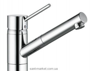 Смеситель для кухни с выдвижной лейкой Kludi Scope однорычажный 339320575