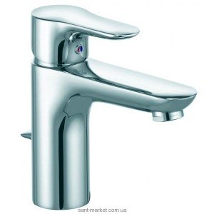 Змішувач для раковини одноважеля з донним клапаном Kludi колекція Objekta хром 322600575