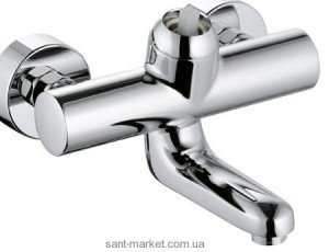 Смеситель для раковины однорычажный настенный без рычага Kludi коллекция Provita хром 335300500