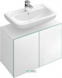 Тумба под раковину Villeroy&Boch Frame To Frame подвесная 65х39.1х50.5 белая A80100NP