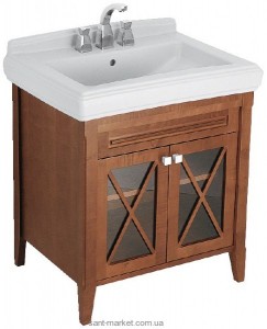 Тумба под раковину Villeroy&Boch Hommage напольная 68.5x62x85 коричневая 89950009