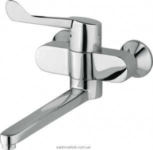 Смеситель для раковины однорычажный настенный Kludi коллекция Medi Care хром 349240524