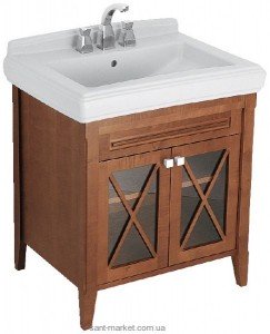 Тумба под раковину Villeroy&Boch Hommage напольная 68.5x62x85 коричневая 89950009